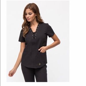 Jaanuu Lace Up Top